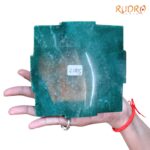 Green Jade Margatha Shree Yantra 6 inches (2195Grams)