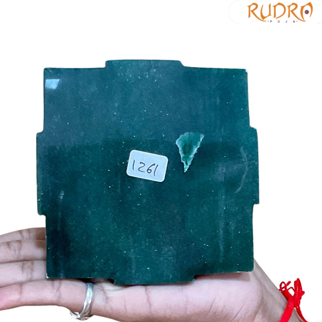Green Jade Shree Yantra - (1261 Gram)