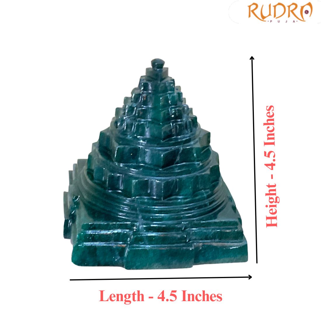 Green Jade Shree Yantra - (1261 Gram)