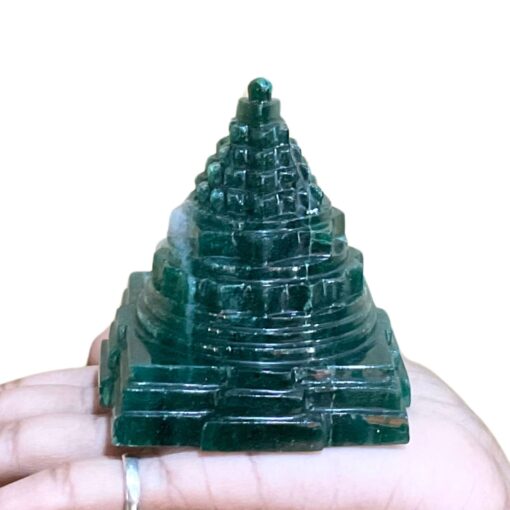 Green Jade Shree Yantra - ( 432 Gram)