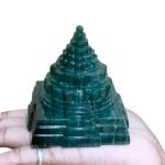 Green Jade Shree Yantra - ( 444 Gram)