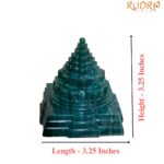 Green Jade Shree Yantra - ( 444 Gram)