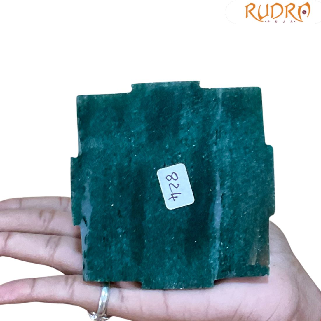 Green Jade Shree Yantra - ( 824 Gram)
