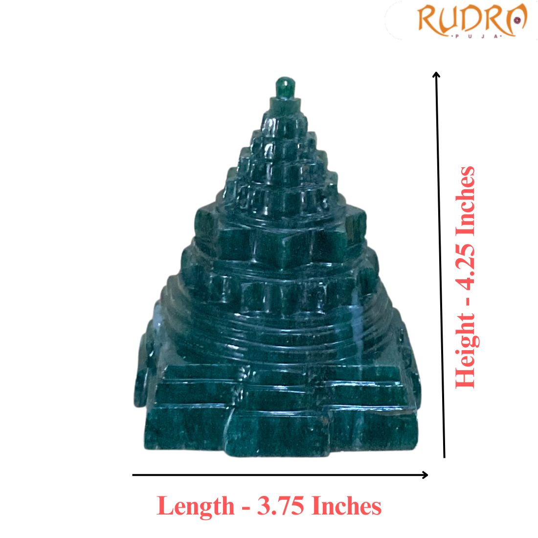 Green Jade Shree Yantra - ( 824 Gram)
