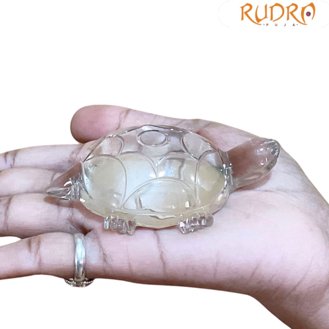 Sphatik Kashyap Crystal Tortoise - 111 Grams