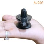 Black Jade Shivling - 1.75 Inches - (71 Grams)