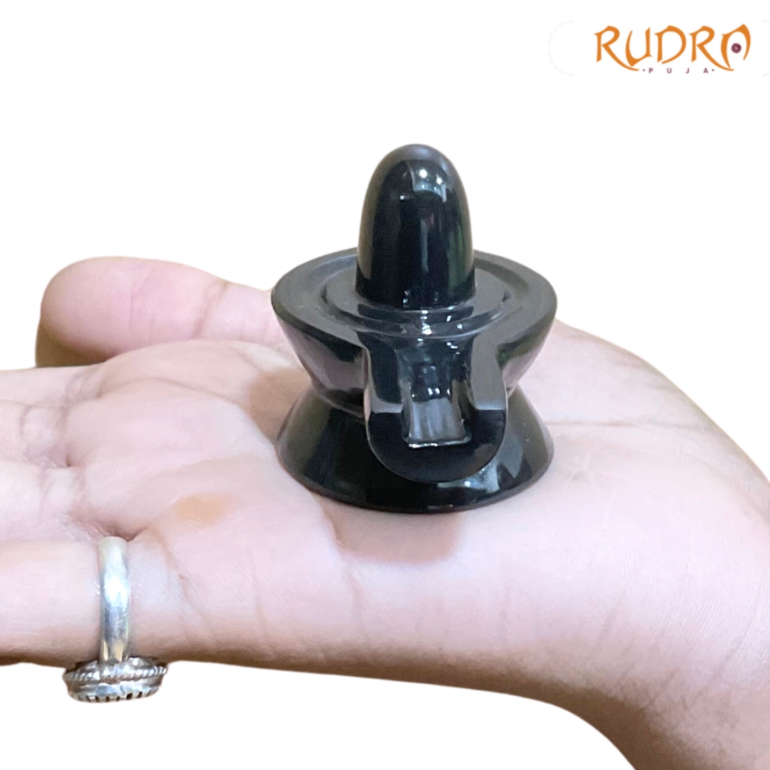 Black Jade Shivling - 1.75 Inches - (71 Grams)