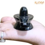 Black Jade Shivling - 1.75 Inches - (86 Grams)