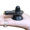 Black Jade Shivling - 1.75 Inches - (86 Grams)
