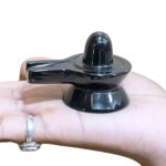 Black Jade Shivling - 1.75 Inches - (86 Grams)