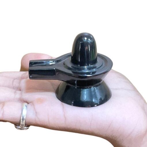Black Jade Shivling 2 Inches (105 Grams)
