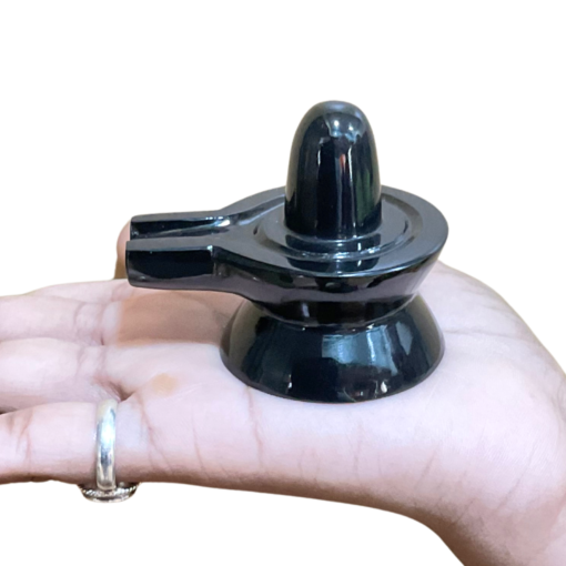 Black Jade Shivling 2 Inches (127 Grams)
