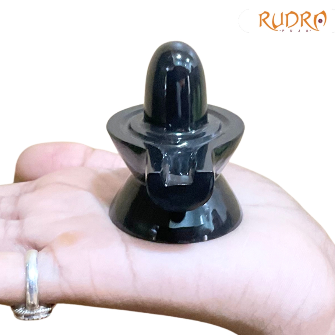 Black Jade Shivling - 2 Inches - (136 Grams)