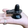 Black Jade Shivling - 2 Inches - (90 Grams)