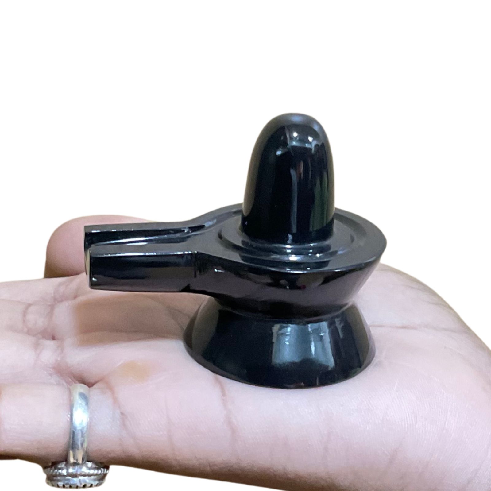Black Jade Shivling - 2 Inches - (93 Grams)