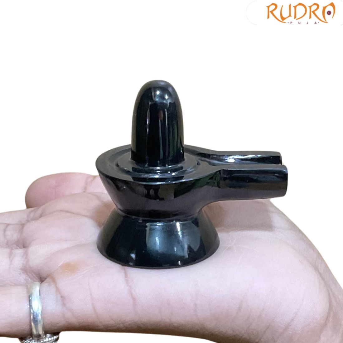 Black Jade Shivling - 2 Inches - (99 Grams)