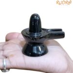 Black Jade Shivling - 2.25 Inches - (104 Grams)