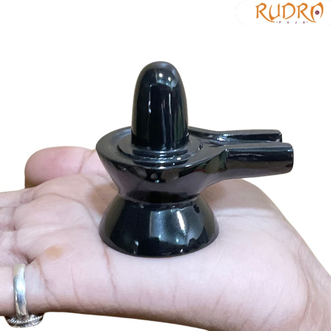 Black Jade Shivling - 2.25 Inches - (104 Grams)