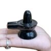 Black Jade Shivling - 2.25 Inches - (116 Grams)