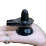 Black Jade Shivling - 2.25 Inches - (116 Grams)