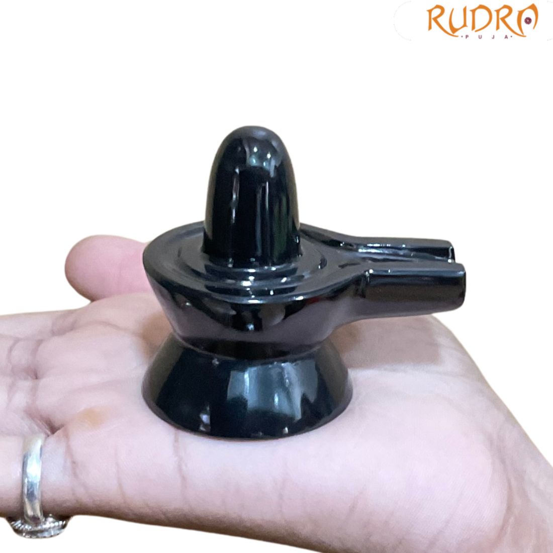 Black Jade Shivling - 2.25 Inches - (116 Grams)