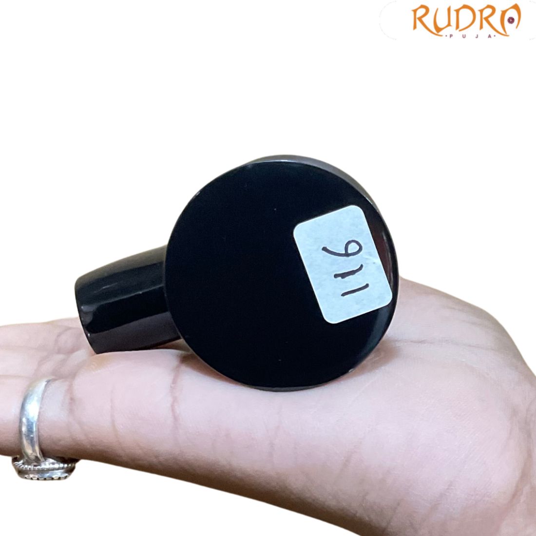 Black Jade Shivling - 2.25 Inches - (116 Grams)