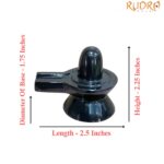 Black Jade Shivling - 2.25 Inches - (143 Grams) - Image 3