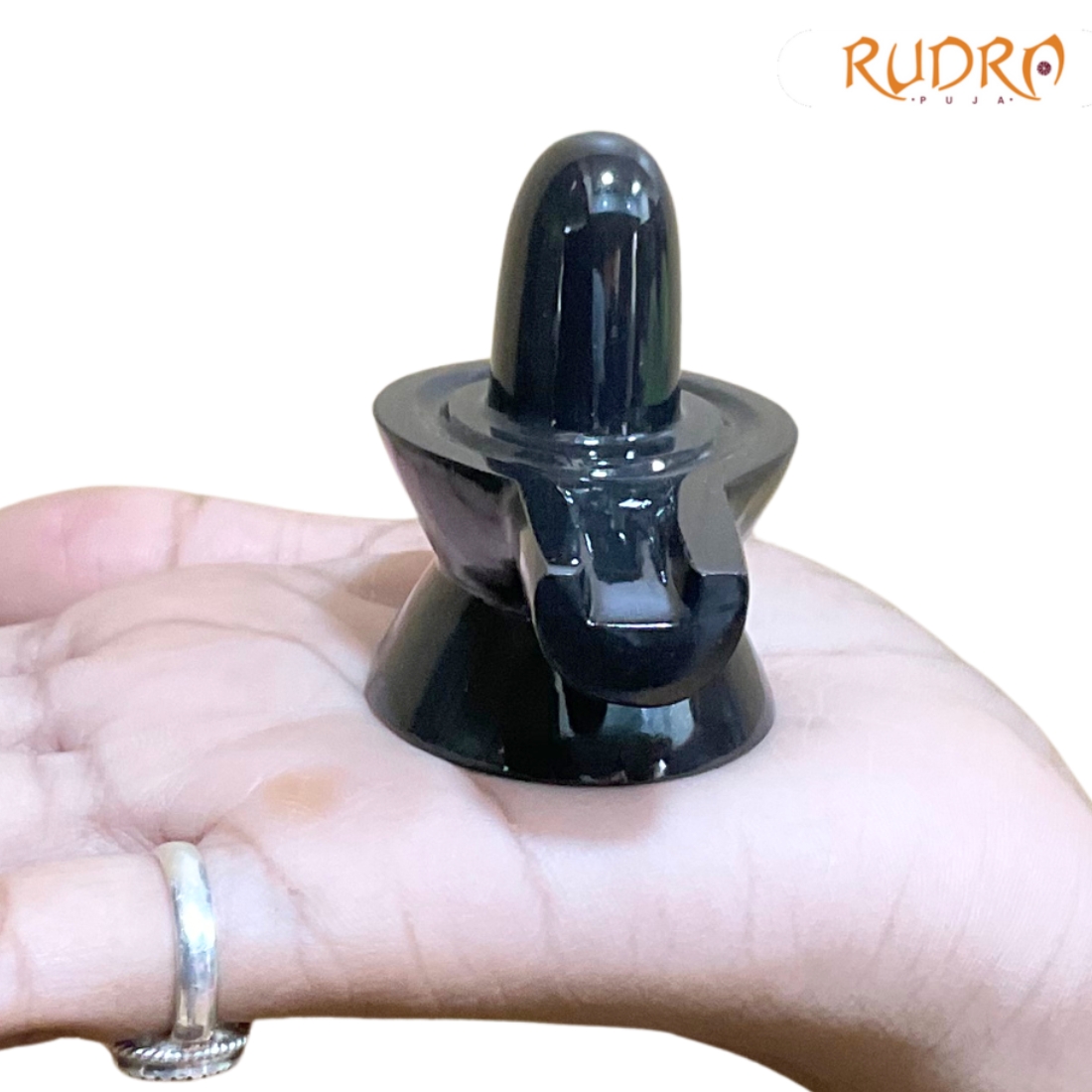 Black Jade Shivling - 2.25 Inches - (92 Grams)