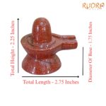 Red Sunstone Shivling 123 GMS