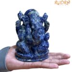 Lapis Lazuli Ganesha Idol - 5.25 Inches - (1190 Gram )
