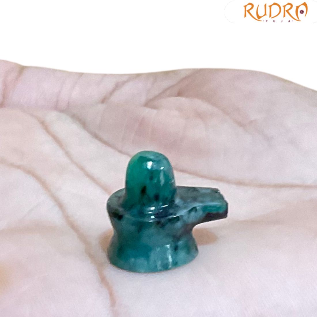 Natural Emerald Shivling - 0.5 Inches - (4 Grams)