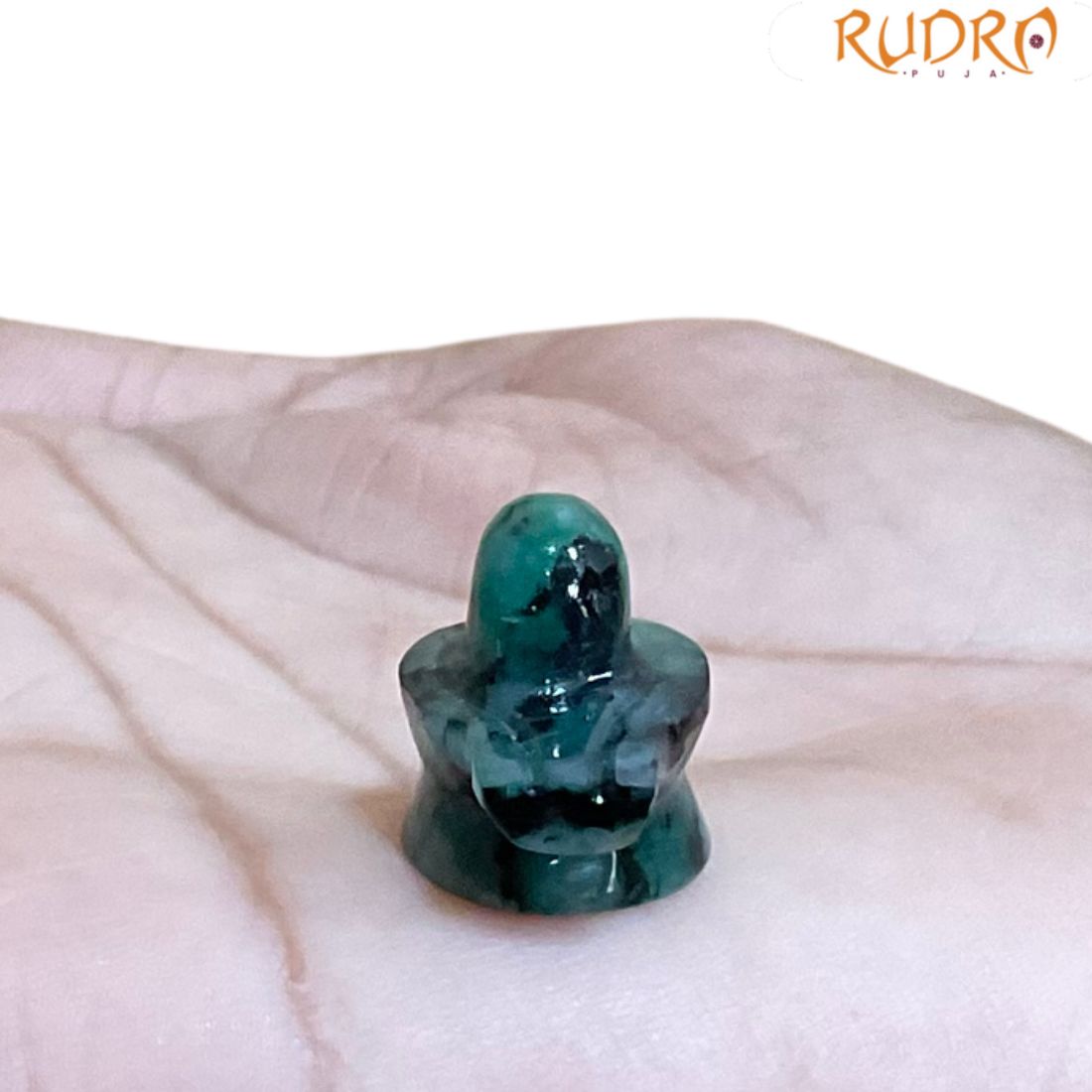 Natural Emerald Shivling - 0.5 Inches - (4 Grams)