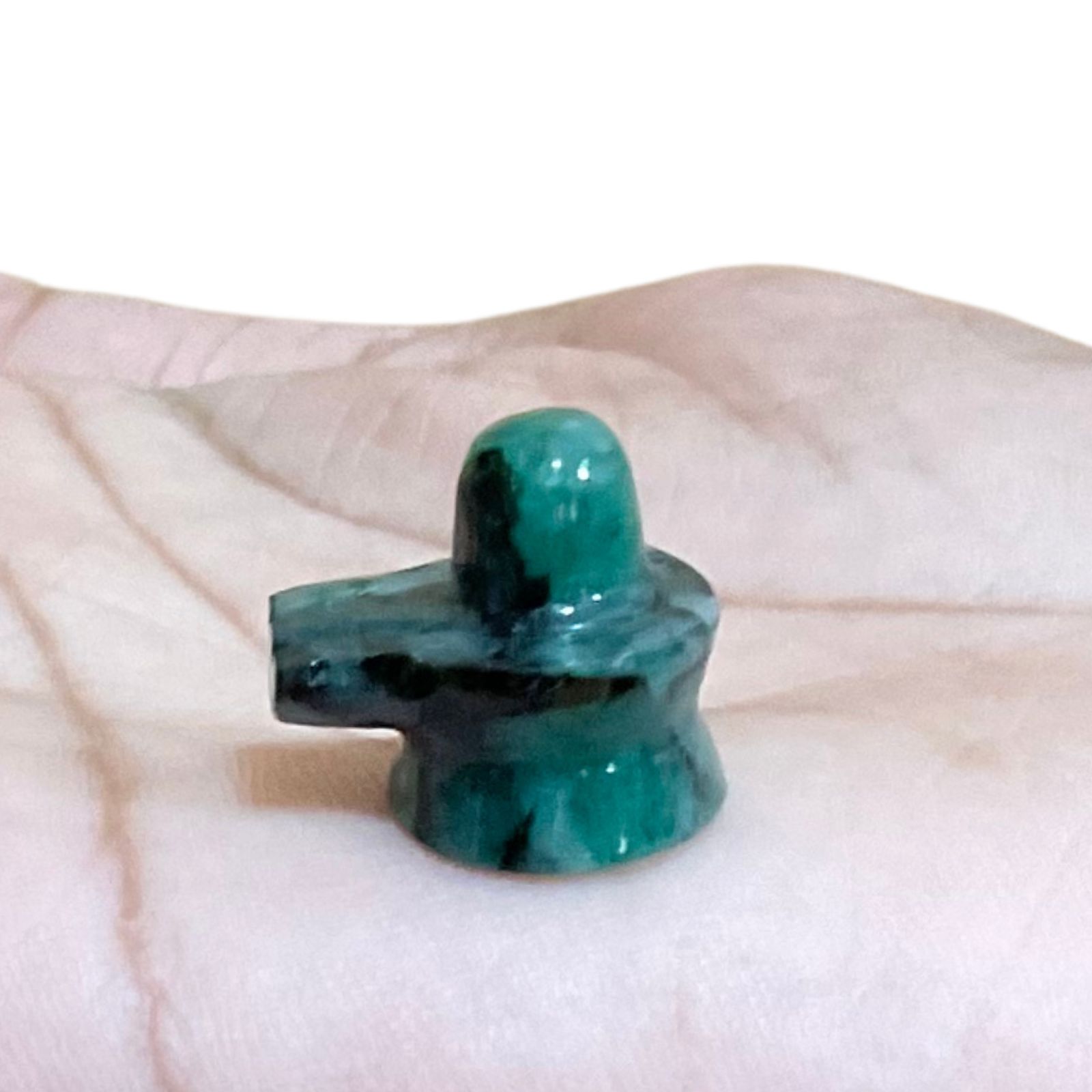 Natural Emerald Shivling - 0.5 Inches - (4 Grams)