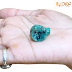 Natural Emerald Shivling - 0.75 Inches - (7 Grams)