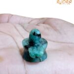 Natural Emerald Shivling - 0.75 Inches - (9 Grams)