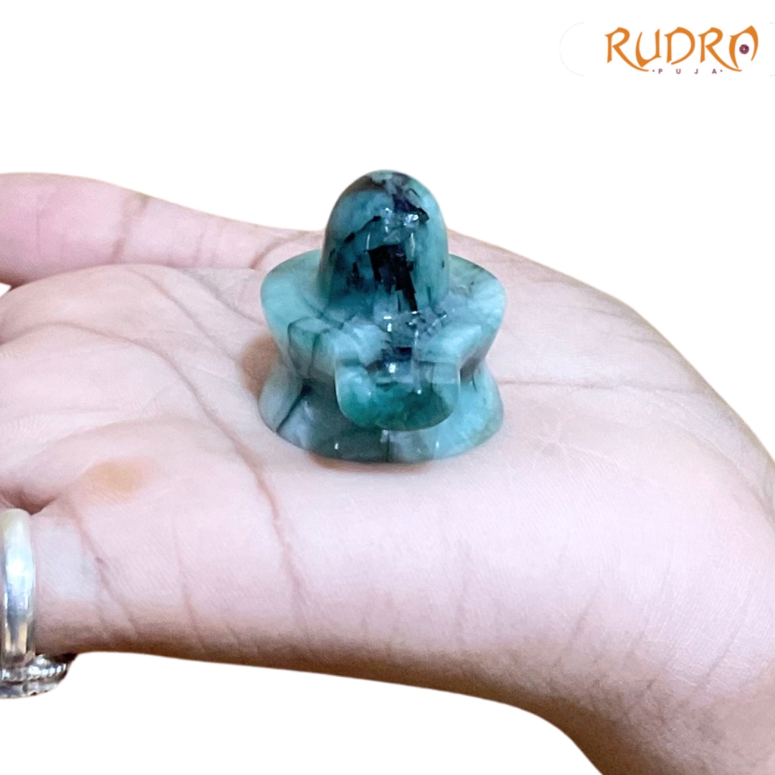 Natural Emerald Shivling – (31 Grams)