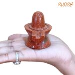 Red Sunstone Shivling - 2.25 Inches 123 Grams
