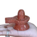 Red Sunstone Shivling - 2.25 Inches - (159 Grams)