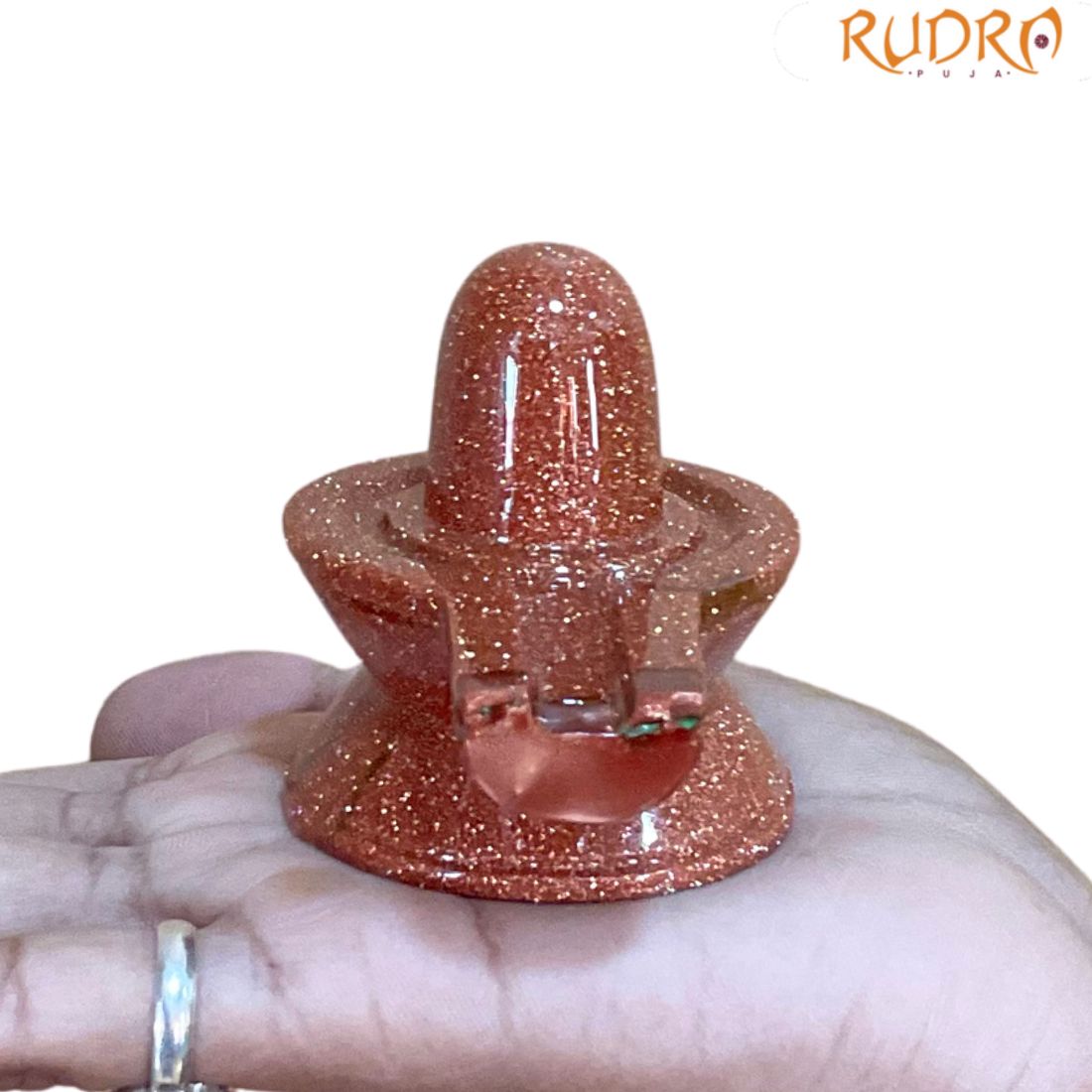 Red Sunstone Shivling - 2.25 Inches - (162 Grams)