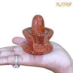 Red Sunstone Shivling - 2.25 Inches 194 Grams FP C