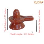 Red Sunstone Shivling - 2.25 Inches 194 Grams FP C