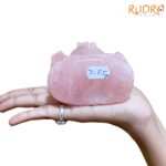 Rose Quartz Ganesh Idol 755 GMS