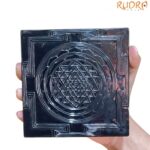 Shree Yantra Plate In Black Jade