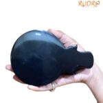 Sphatik Lingam With Black Jade Base - 4 Inches - (1102 Grams)