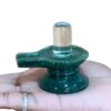 Sphatik Lingam With Green Jade Base - 2 Inches - (98Grams)