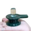 Sphatik Lingam With Green Jade Base - 2.25 Inches - (151 Grams)