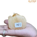 Yellow Jade Ganesh Idol - 3 Inches - (230 Grams)
