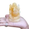 Yellow Jade Ganesh Idol 5 Inches - 212 Grams