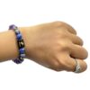 Aquarius (कुंभ राशि) Zodiac Amethyst & Lapis Lazuli Bracelet