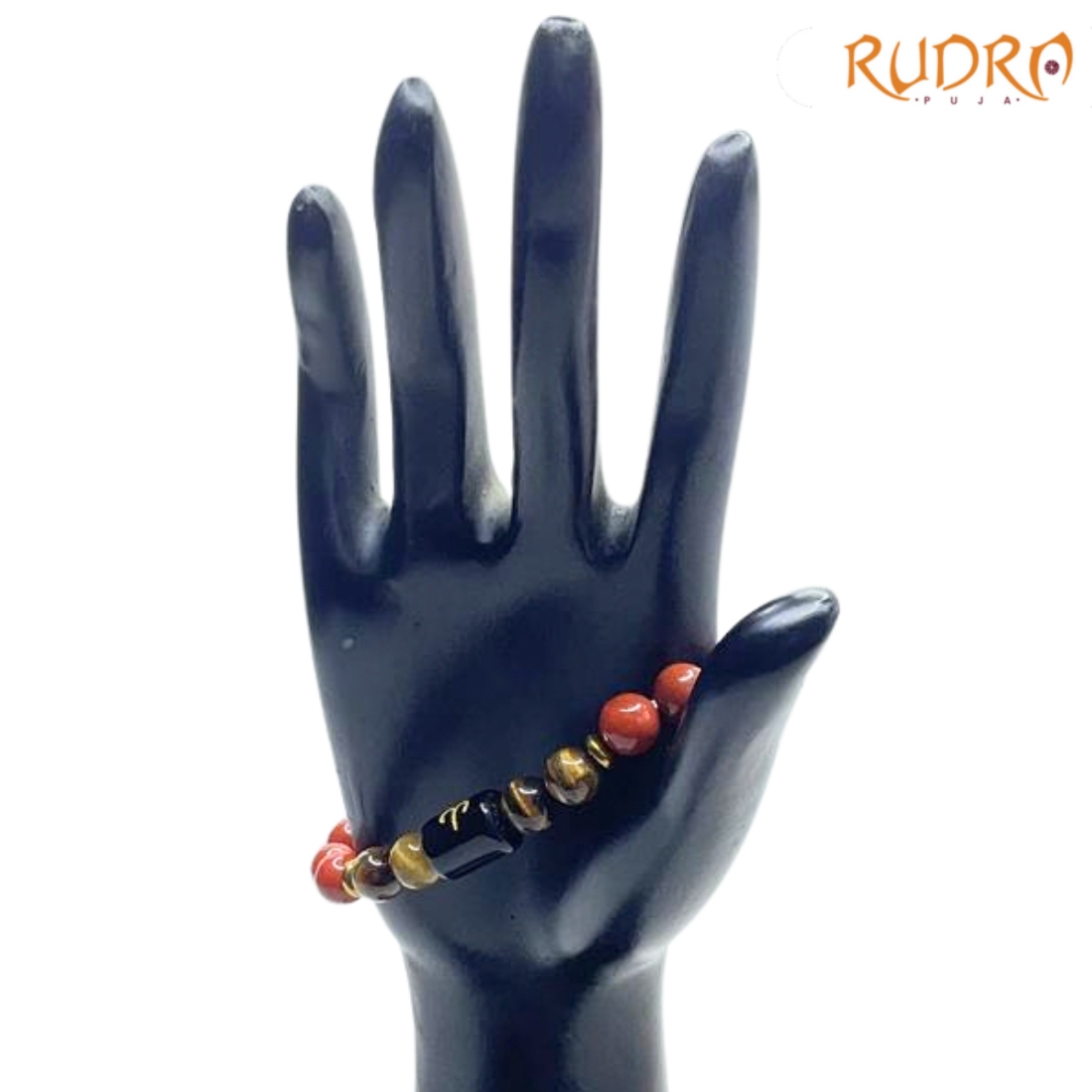 Aries (मेष राशि) Zodiac Red Jasper & Tiger Eye Bracelet